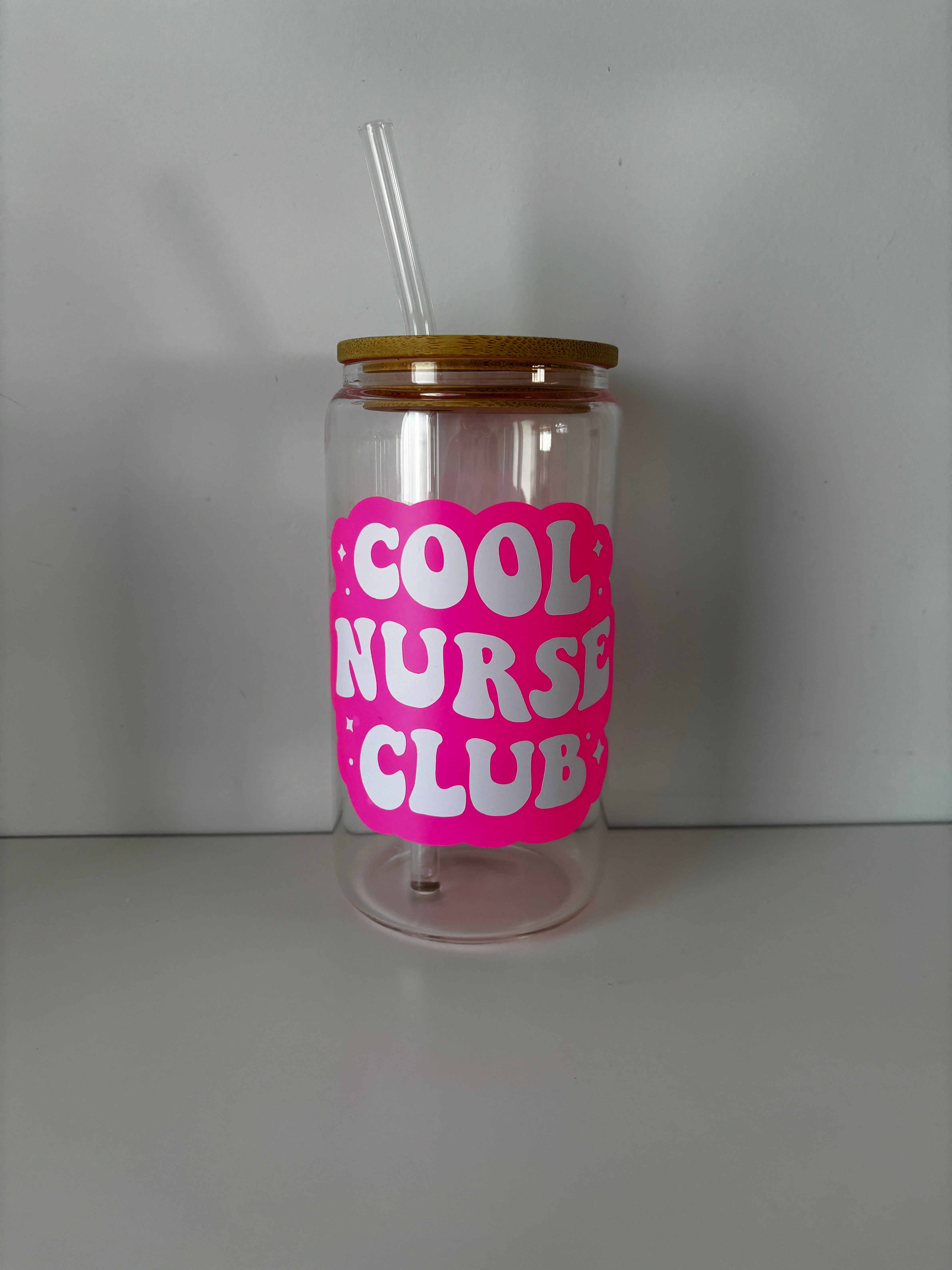 COOL NURSE CLUB Glass