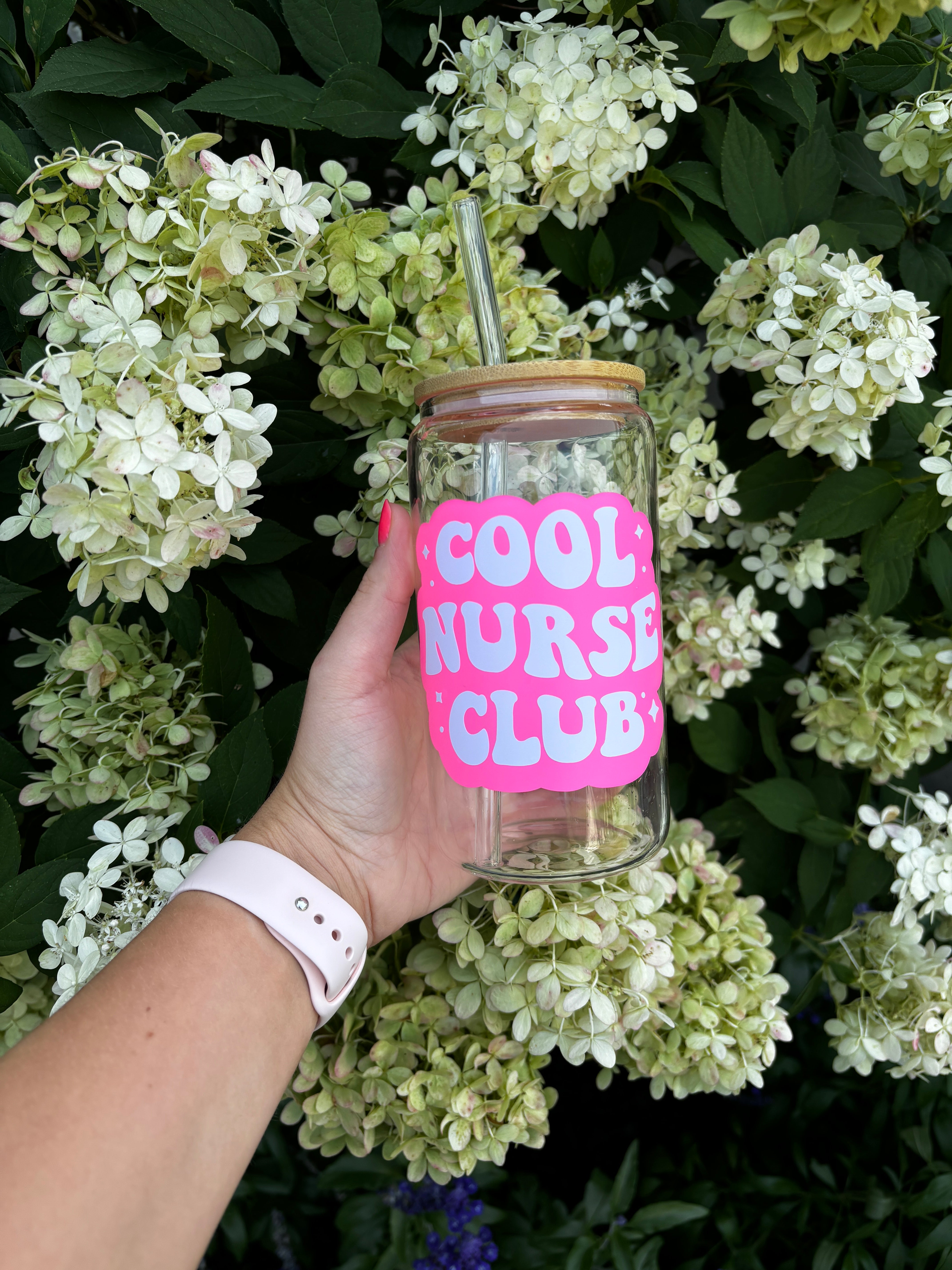 COOL NURSE CLUB Glass